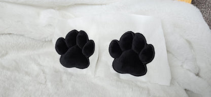 Plush Paw Pad Bean Cat Style Stuffed Black Mochi for Furry Socks Gloves Accessories