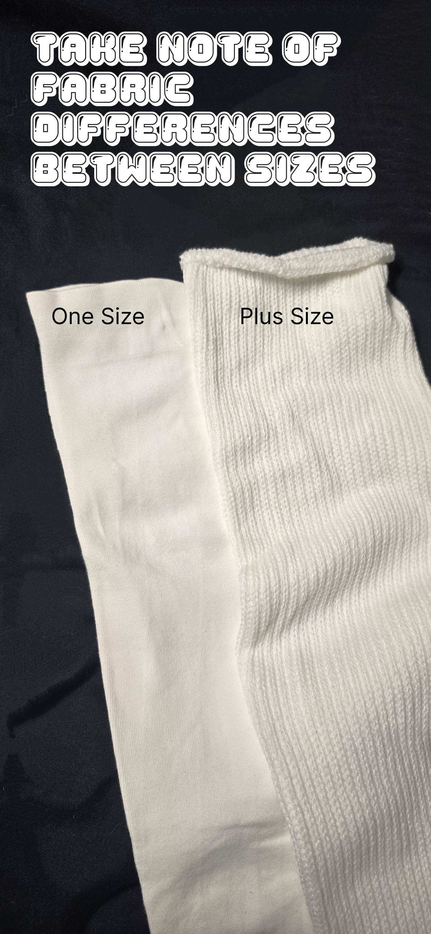 Plush Red Mochi Paw Pad Socks Black Thigh Highs