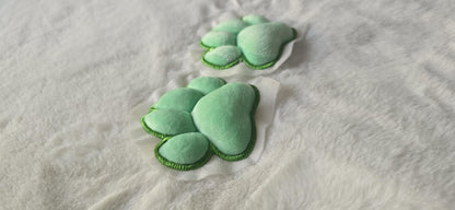 Plush Green Paw Pad Bean Cat Style Stuffed Mochi for Furry Socks Gloves Accessories